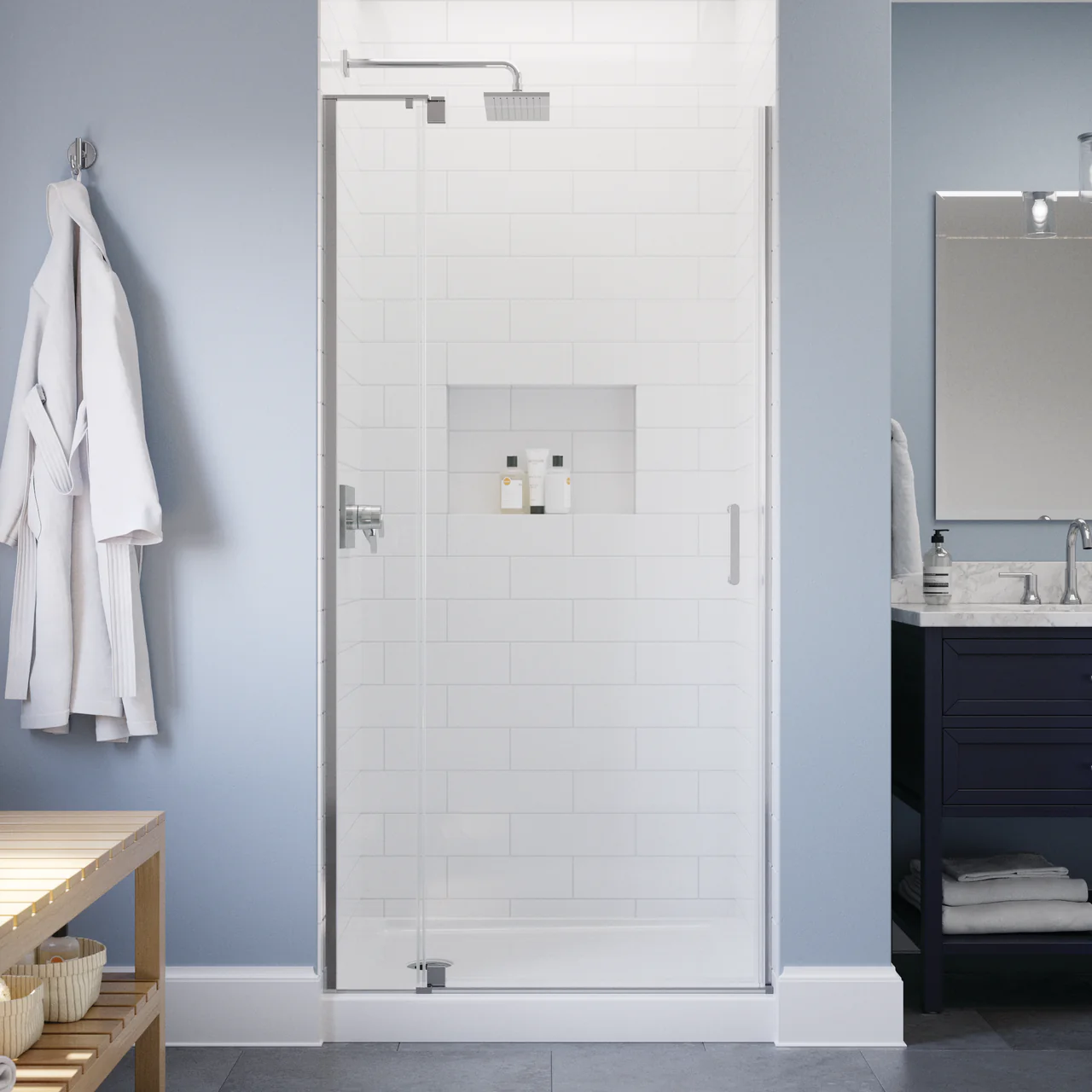 Delta Pivoting Shower Doors